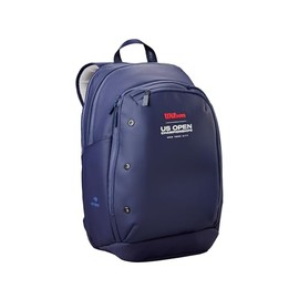 WILSON 2025 US Open Tour Tennis Backpack - Navy, Holds up to 2 Rackets