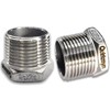 2 bujes de acero inoxidable (3/4"-3/8")