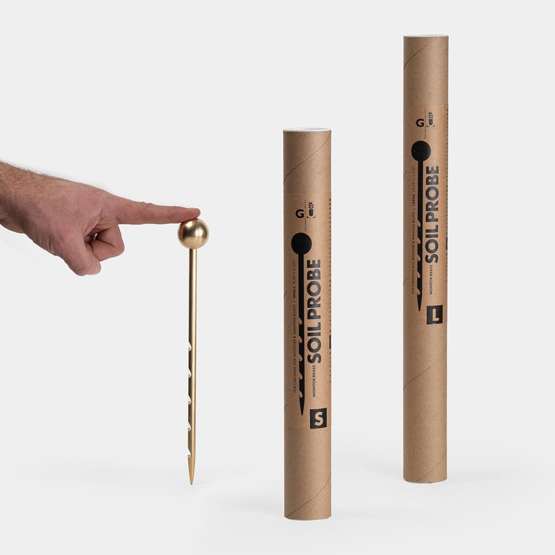 GU GREENERY : UNLIMITED Monitor Brass Soil Probe, Soil Sampler