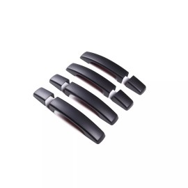Xiaoerdian2020 Matte Black Exterior Door Handle Pull Cover  For Land Rover Discovery 4 2010-16