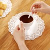 150PCS Lace Paper Doilies Wedding Assorted Paper Doilies White Rectangular
