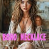 Sakytal Boho Choker Necklaces Brown Long Wrap Adjustable Western Cowgirl