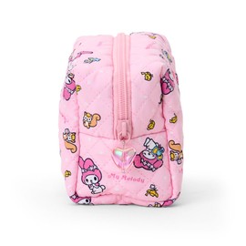 Sanrio 625019 Pouch (Everyone's Quilt) My Melody Polyester, Cotton, ABS, Steel, Recommended Ages 3 and Up