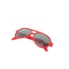 Kids/Childrens Size - Glossy Red Pilot Aviation Retro Classic Sunglasses!