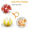 Grey Mesh Fruit Basket & Ring Peeler -Handled Fruit Basket,