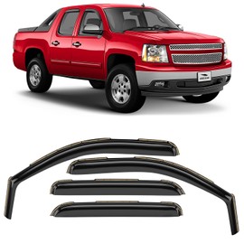 Voron Glass in-Channel Extra Durable Rain Guards for Hyundai Santa Cruz 2022-2025, Window Deflectors, Vent Window Visors, 4 Pieces - 200573