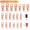 Kuject 220PCS Battery Cable Ends AWG 1 2 4 6