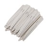 50pcs Washable Reusable Nail File with Scale Professional Home Salon