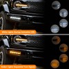 Led DRL Fog Lights with Amber Turn Signal for Bronco