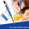 Amabro Mechanical Carpenter's Pencils with Integrated Sharpener, Solid Woodworking Pencils