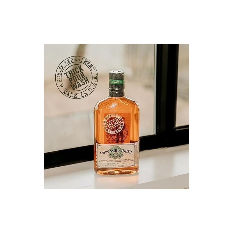 18.21 Man Made Wash, Spiced Vanilla, 18 Oz.