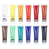 Acrylic Paint Set Hand Painted 12 Colors Pigment Tube for