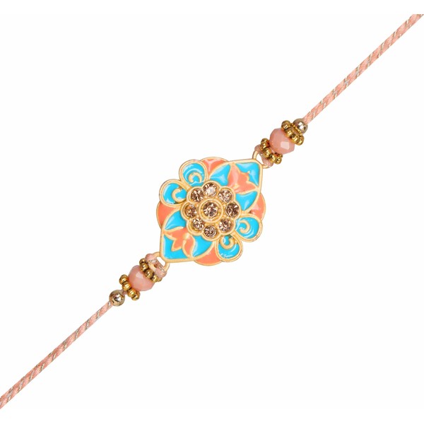 Diamond Rakhi for Brother Thread for Men/Boy Raksha Bandhan Rakhi