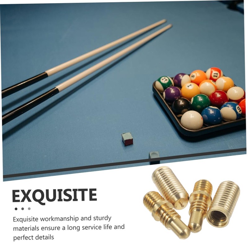 CORHAD Pool Cue Repair Parts 4 Pack Billiard Cue End