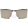 Rainware Supply 5-Inch Aluminum End Caps for K Style Gutters, (1 Pair - 1 Left and 1 Right) (Clay)