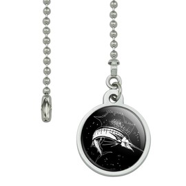 Sailfish Fishing Illustration Ceiling Fan and Light Pull Chain