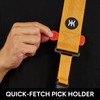 Amumu SNAPLOCK Guitar Strap with Clip - Metallic Gold Nylon