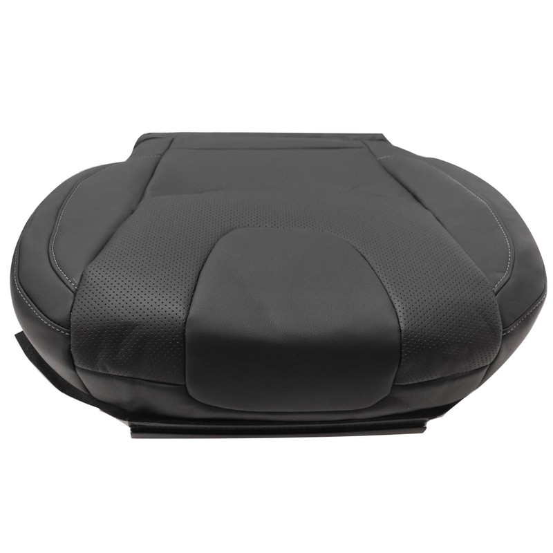 Vigoraze Front Driver Side Replacement Leather Bottom Seat Cover Black