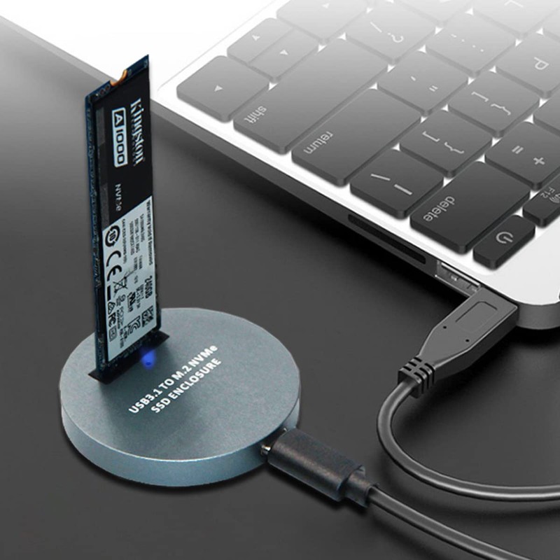 Cablecc USB 3.1 USB-C to NVME M-Key M.2 NGFF SSD