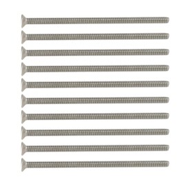 Create idea 10pcs M5X100 Stainless Steel Countersunk Phillips Screws 304 Stainless Replacement Screws Compatible with UPVC Handle for Car Marine