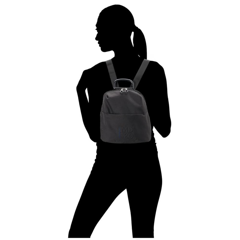 Mandarina Duck Women MD20 Backpack, Black, One Size