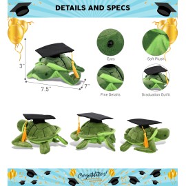 CoTa PLUSH GRADUATION - 6" PLUSH - SEA TURTLE
