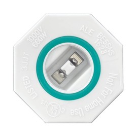 Allanson 1623 Flush Mount Lamp Holders for VHO and HO Sign Fluorescent Light Bulbs, 1000V 660W with Gasket, Replaces Kulka 582GDF