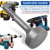 Rotary Hammer Drill SDS Plus Ground Rod Driver, 10mm Hammer