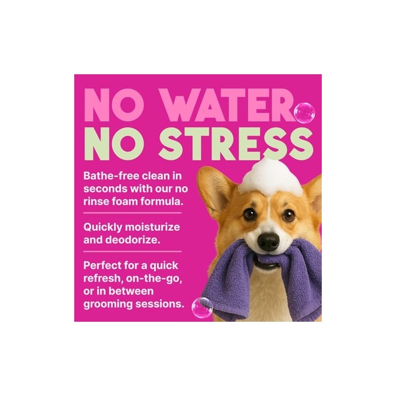 Waterless Deep Cleaning Shampoo for Pets