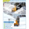 IWIWE 26" Snow Blower Scraper Bar Shave Plate - Replaces