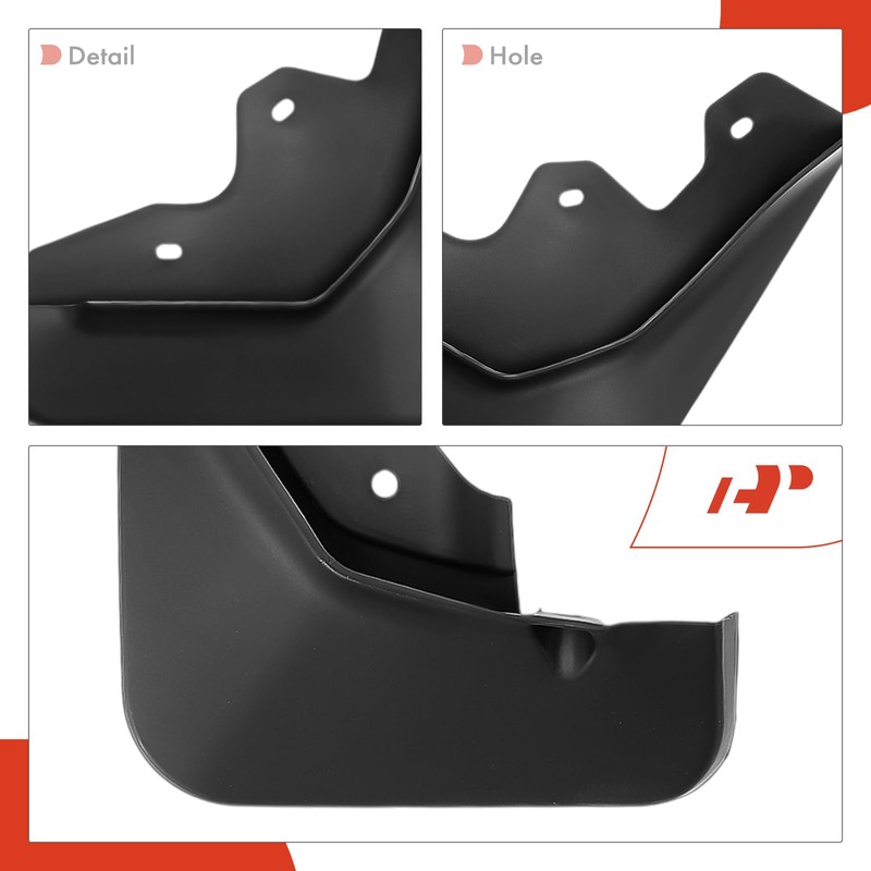 A-Premium Set of 4PCS Mud Flaps Splash Guards Mudguards Mudflaps