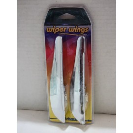 ALPENA NEW SILVER UNIVERSAL FIT AERODYNAMIC DESIGN WIPER WINGS MINIMIZE HIGH SPEED LIFT