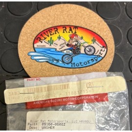 SUZUKI DR 650 MUFFLER WASHER (6.5X13X1) - 09160-06082
