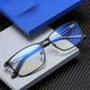 mincl Transition Photochromic Bifocal Reading Glasses for Mens,Square Clear UV