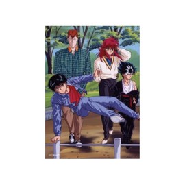 Yu Yu Hakusho [Wall Decor Sticker] Poster Sticker/4 People Shonen Jump