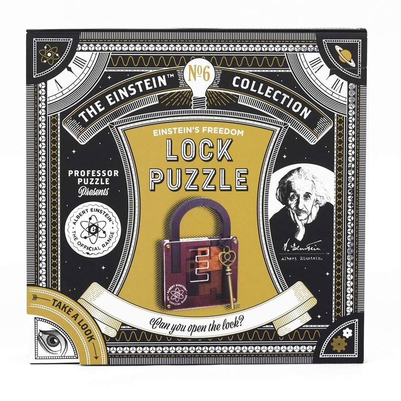 Einsteins Lock 3D Brain Teaser Puzzle