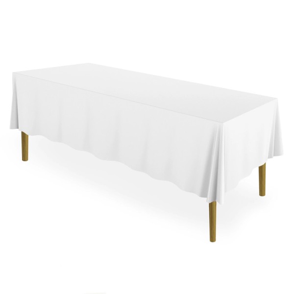 Premium 10 Pack 70" x 120" Rectangular Polyester Fabric Tablecloths
