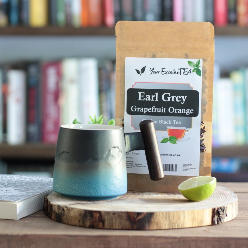 Earl Grey Grapefruit Orange Black Loose Leaf Tea Ceylon Sri