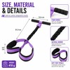 Pedal Resistance Band with Handles for Full-Body Home Workout –