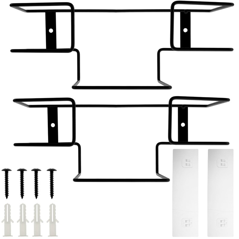 2pcs Glove Box Holder, Iron Glove Holder Wall Mounted, Space