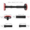 QWORK Adjustable Telescopic Support Pole 7–17.7 inch Range, 2 Pack