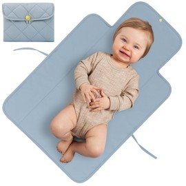 Portable Diaper Changing Pad - Soft and Easy to Clean Diaper Changing Mat for Babies - The Perfect Lightweight and Foldable Pad for Traveling
