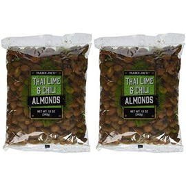 Trader Joe's Thai Lime & Chili Almonds (Pack of 2)