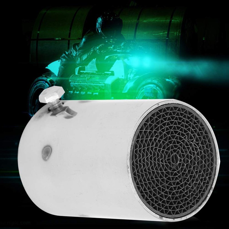 Keenso Motorcycle Exhaust Silencer, Universal 51 mm Motorcycle Exhaust Silencer