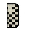 On The Table Checkerboard Pen Case Korean Pen Cosmetic Pouch