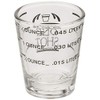 Fox Run Measurment Shot Glass, 2 x 2 x 2.25