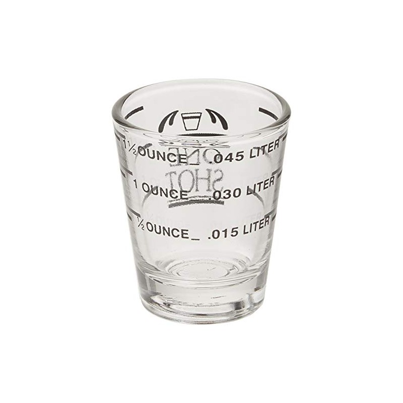 Fox Run Measurment Shot Glass, 2 x 2 x 2.25