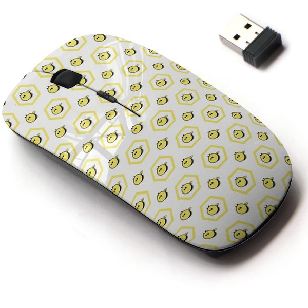 2.4G Wireless Mouse with Cute Pattern Design for All Laptops