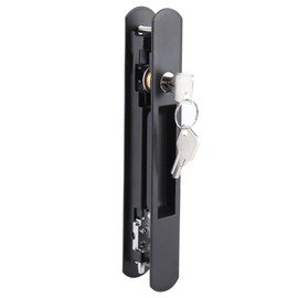 Sliding Door Lock with 2 Keys, Hook Lock, Sliding Gates, Mortice Lock, 17 cm, Modern Door, Single-Sided, Double-Sided Closure, Security Door Lock for Door, Sliding Door