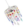Modern Waterfall Design Easy Fit Pendant Shade with Multi Coloured
